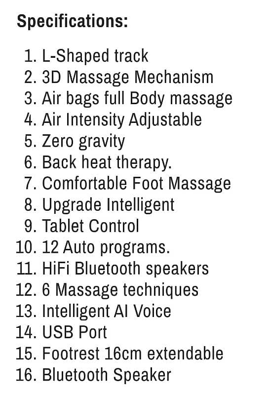 Imported Revive Us - 3D Massage Chair 7