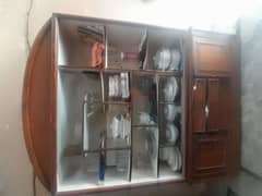 wooden organizer cupboard