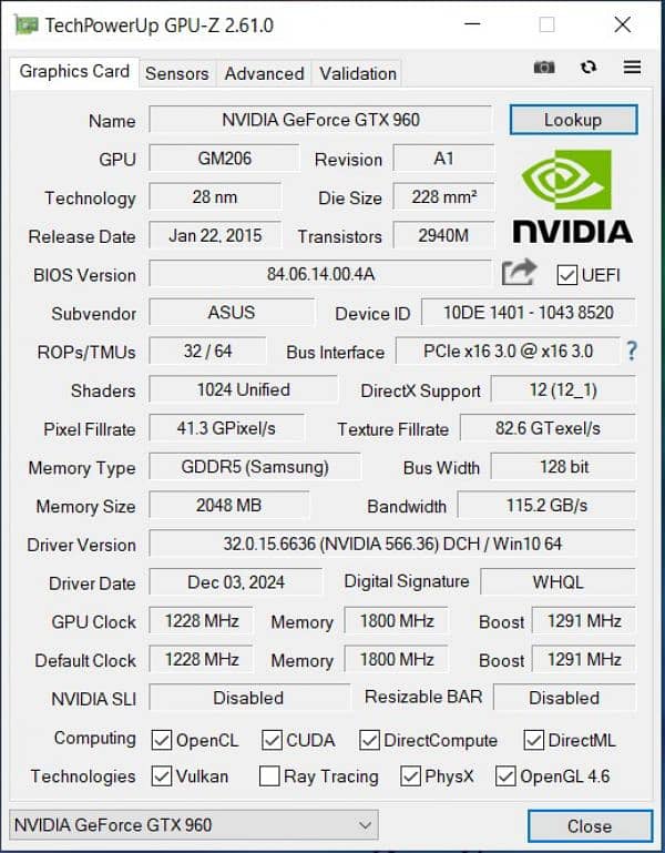 Gaming PC intel i5 3570 GTX 960 2GB 7