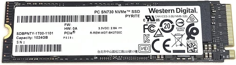 SSD WDC PC SN730/NVME 0