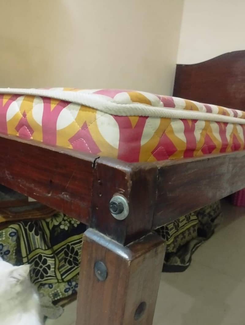 Solid Wood Antique Bed 2