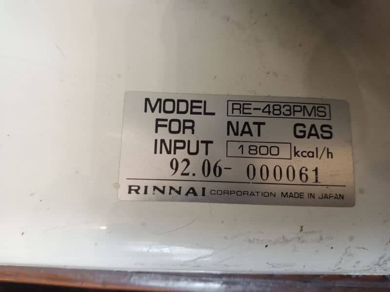 rinnai gas heater japanese 2