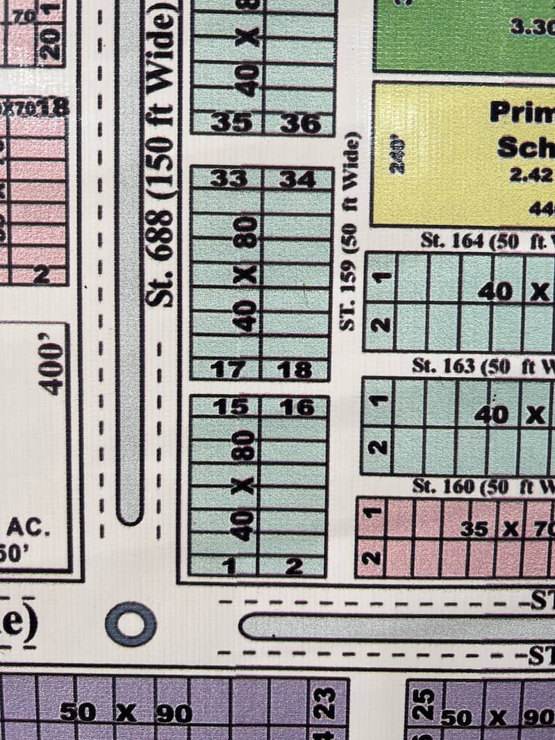 40x80 prime location level plot for sale in G-13 Islamabad 2