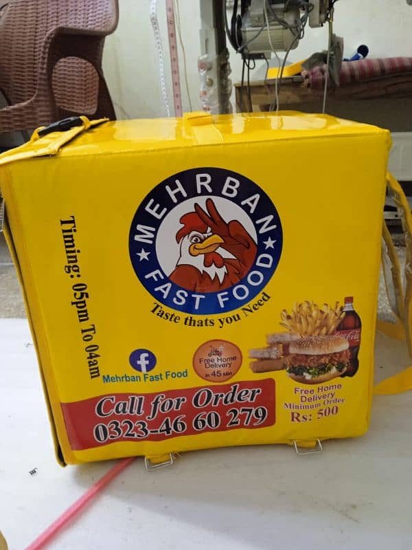 Food Bags, isolated Hot Bags, Pizza delivery Bag, delivery box 9