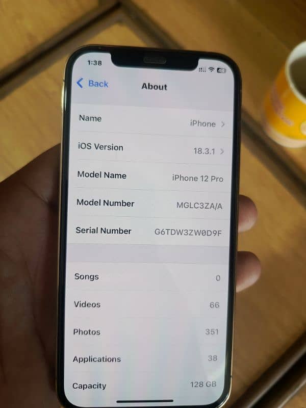 iphone 12pro 128gb dual physical battery 82 6