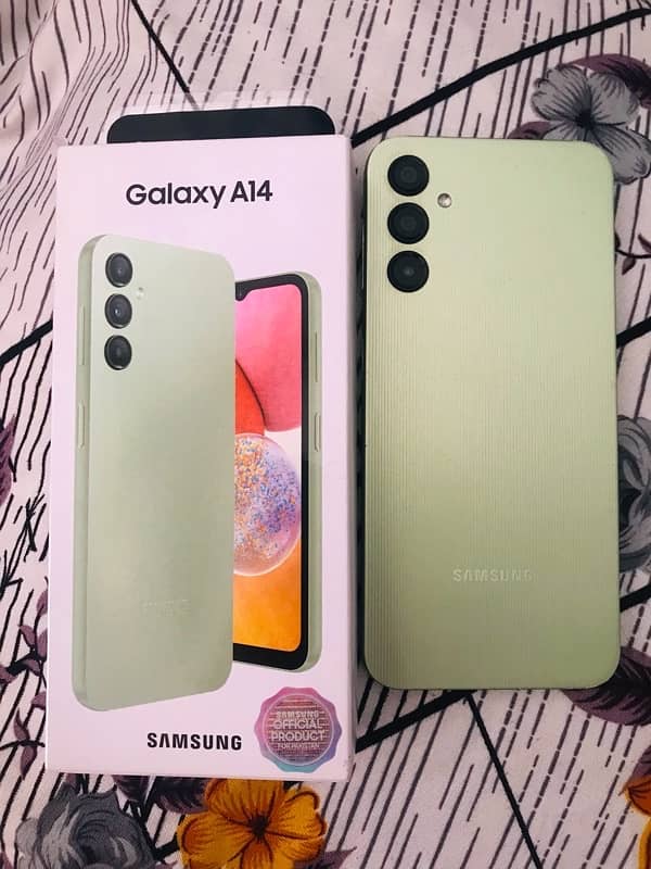 Samsung A14 6+128 Complete Box URGENT SALE 0