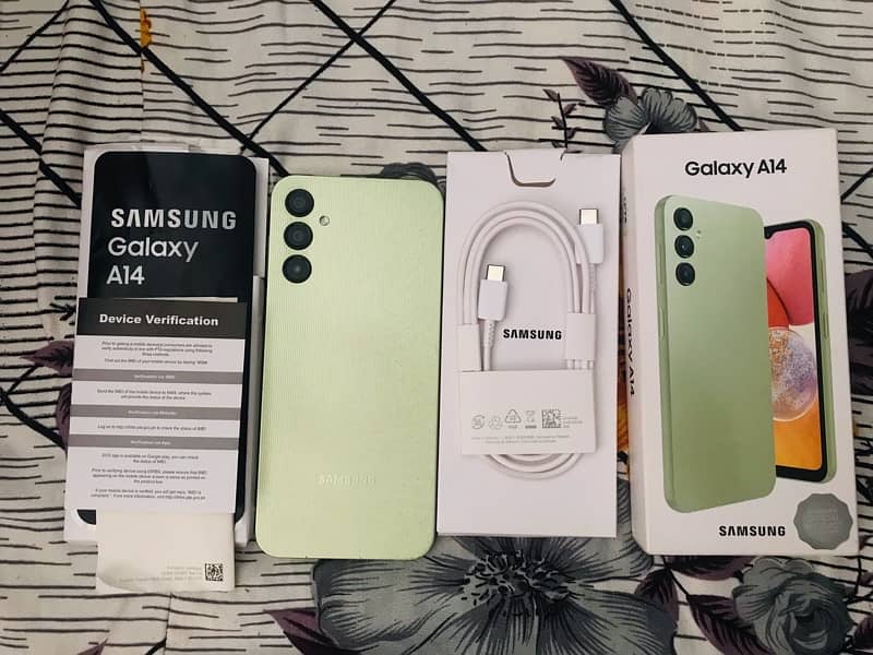 Samsung A14 6+128 Complete Box URGENT SALE 7