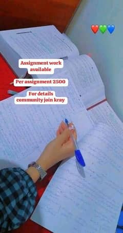 Handwriting Assignment Content Writing And Data Entry work