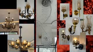 Fancy Lights / Chandelier Full Sets x 4