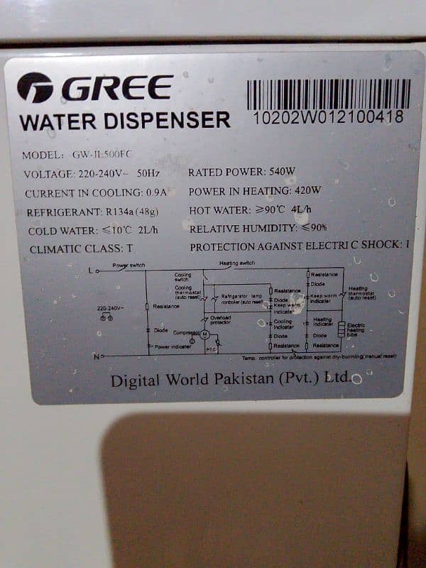 Gree Dispenser 1