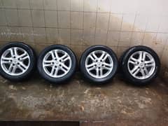 Land cruiser 2012 alloy rims and tyre