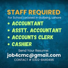 ACCOUNTANT REQUIRED