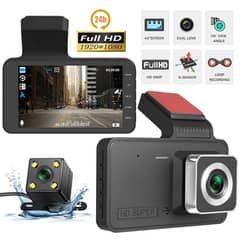 Car Dash Cam Front and Rear View