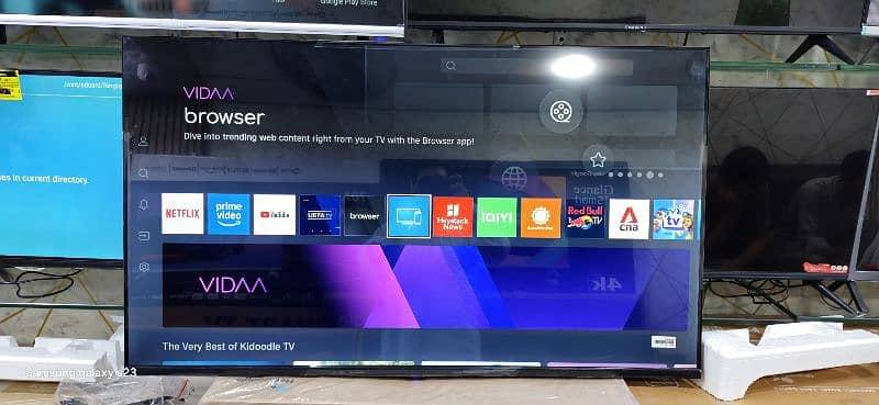 ONLY 1 DAY OFFER 65" INCH VIDA HISENSE COMPANY 4K BORDER LESS VOICE 1