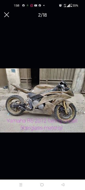 fairings  available Yamaha R6 | Hayabusa | gsxr | R1 | CBR 8