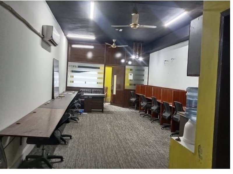 Fully Furnished Area 600 Square Feet Brand New Corporation Office Available For Rent In Gulberg 3 Lahore 4