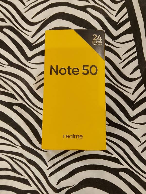 realme note 50 with box and charger 4gb/64gb 3