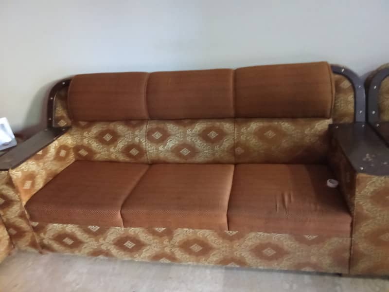 Wooden sofa set 1