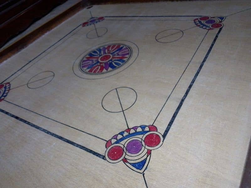 HIGH QUALITY WOOD CARROM BOARD 4