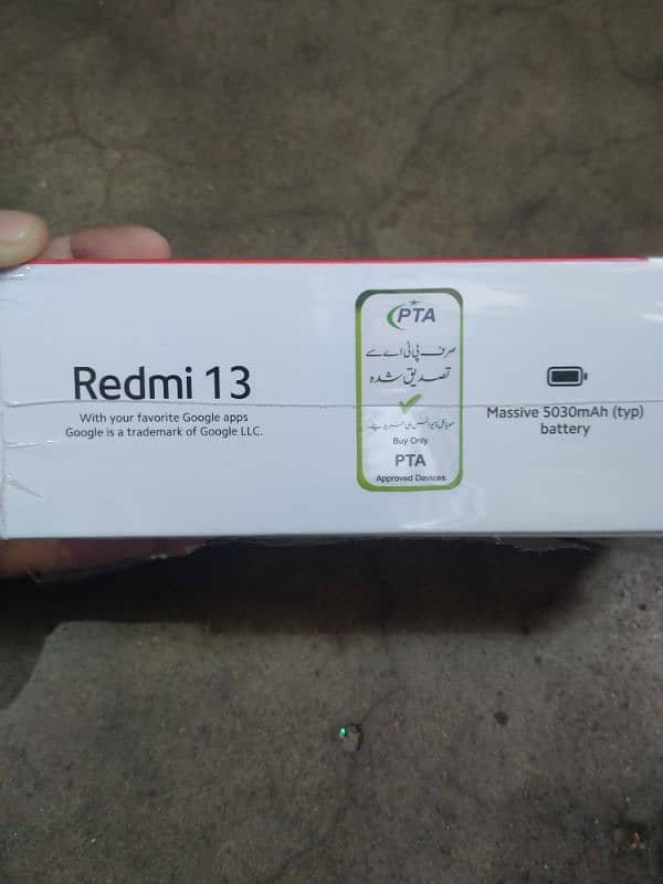 Xiaomi Redmi 13 New full warranty white Pink color 12