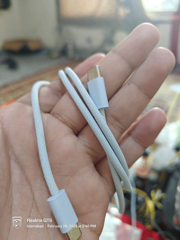 Iphone Type C braided Cable Original 60w 2