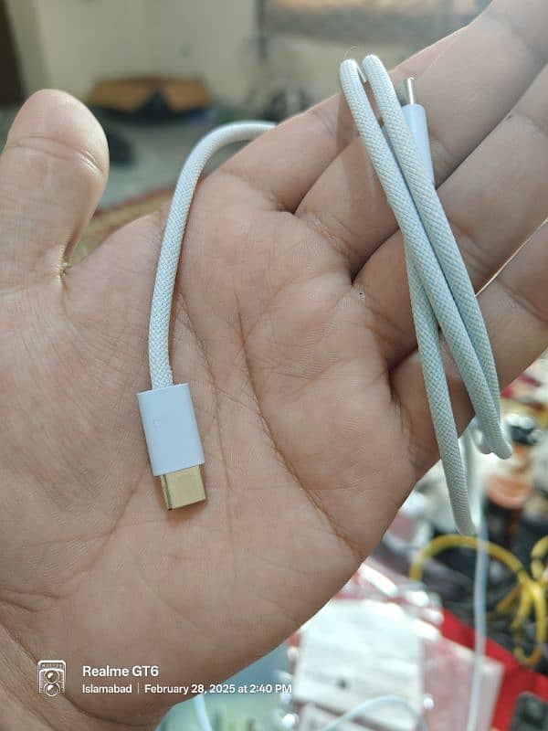 Iphone Type C braided Cable Original 60w 4