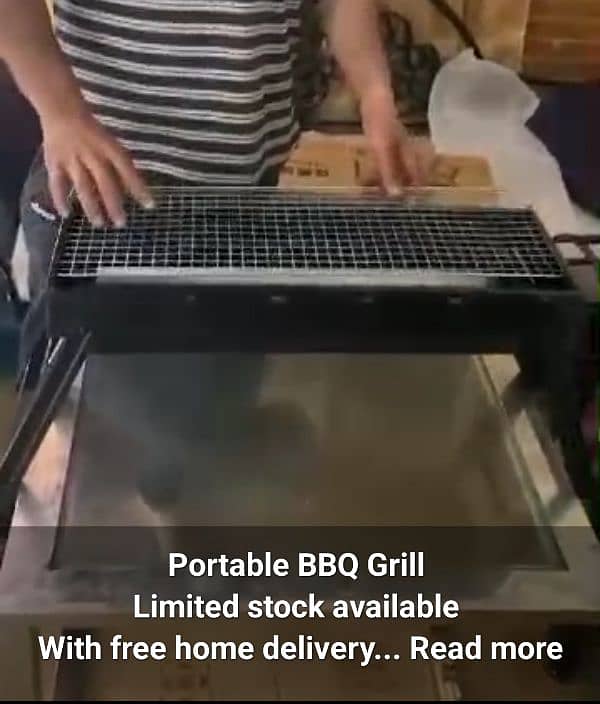 Portable imported BBQ grill 1