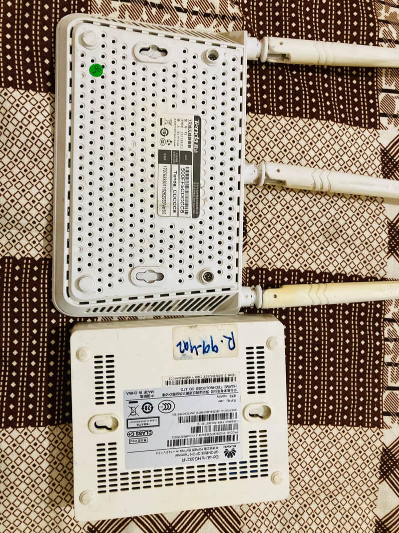 Tenda Router and Fiber Device 1