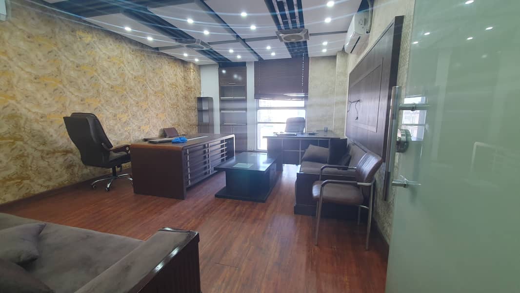 Fully furnish office Area 800 Square Feet Office Available For Rent Real Pictures In Main Boulevard Road Gulberg 3 Lahore 2