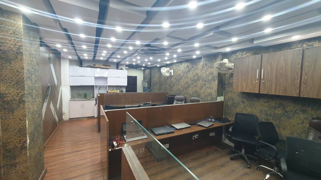 Fully furnish office Area 800 Square Feet Office Available For Rent Real Pictures In Main Boulevard Road Gulberg 3 Lahore 5