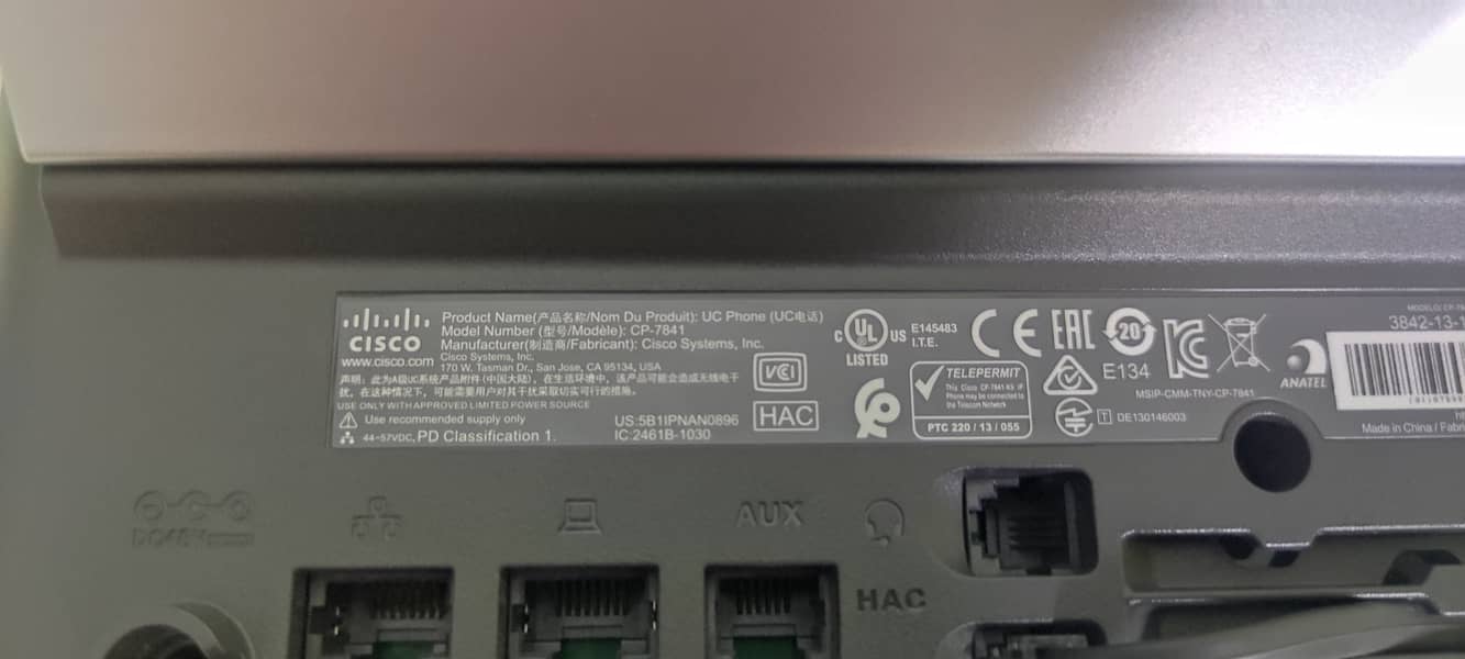 Cisco CP-7841 IP Phone – Almost New (Imported from Dubai) 3