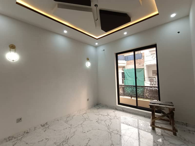 5 Marla House For SALE In Johar Town Very Beautiful Luxury Brand New Modern Design Front Elevation Super Hot Location Waliking Distance to Emporium Mall or Lahore Expo Center 28