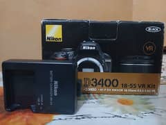 Nikon D3400 with 18-55mm Lense