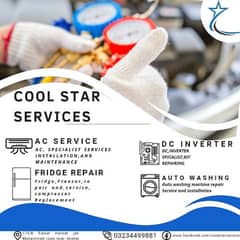 Dc inverter Ac repair service fitting gas refill and parts available