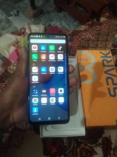 tecno spark8 pro 4+1 64gb with box