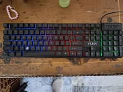 Gaming keyboard with 2 mouse