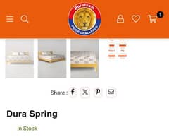 Dura Spring Brand new Unused King size 6 x 6.5