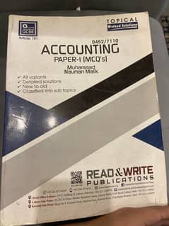 Accounting Paper 1 MCQS 0453/7110 Tropical