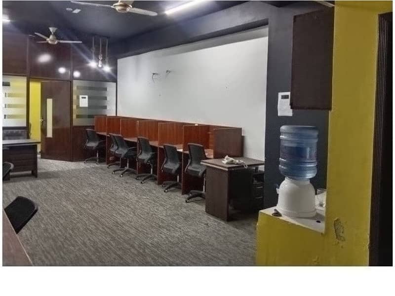 Fully Furnished Office Area 600 Square Feet Office Available For Rent Real Pictures In Gulberg 3 Lahore 1