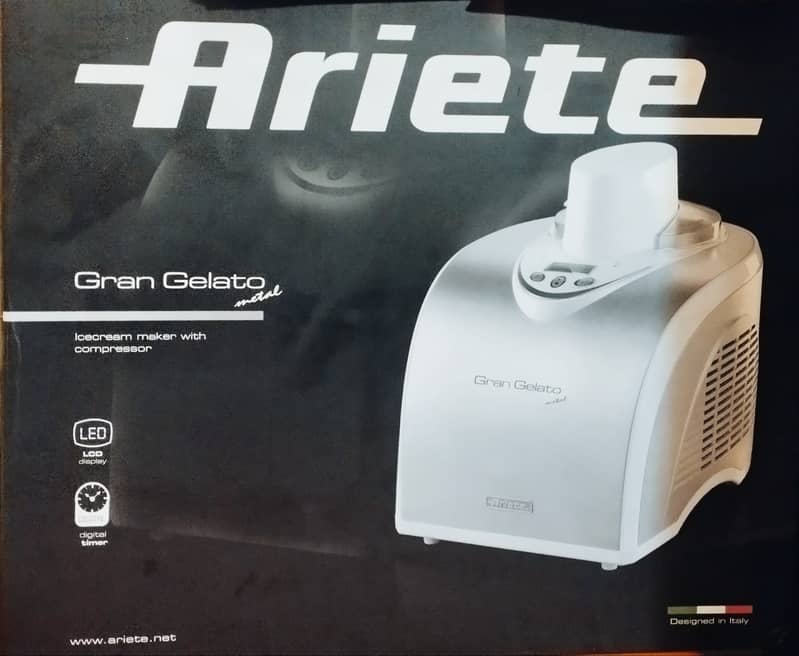 Ariete Mod 693, Gran Gelato Ice Cream Machine 8