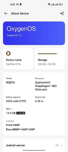 OnePlus 8 5G Special addition PTA