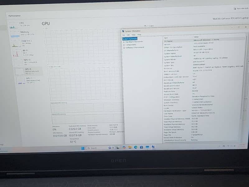 HP OMEN 16 RYZEN 5 7000 SERIES RTX 4050 6GB 3
