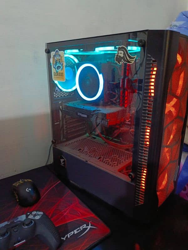 Gaming pc and setup amd ryzen 5 5500 Rtx 2060 5