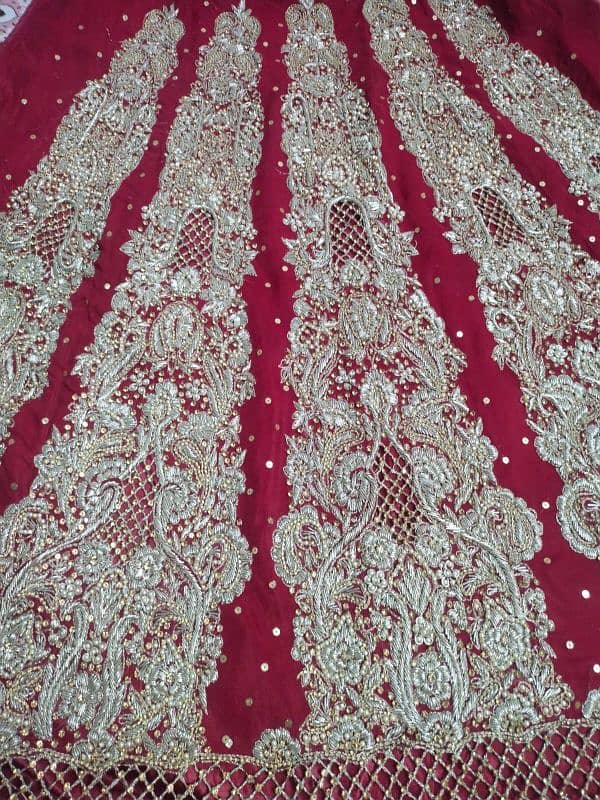 mehroon bridal lehnga 6