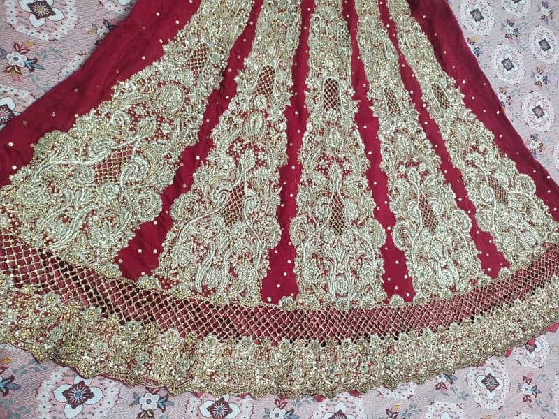 mehroon bridal lehnga 8