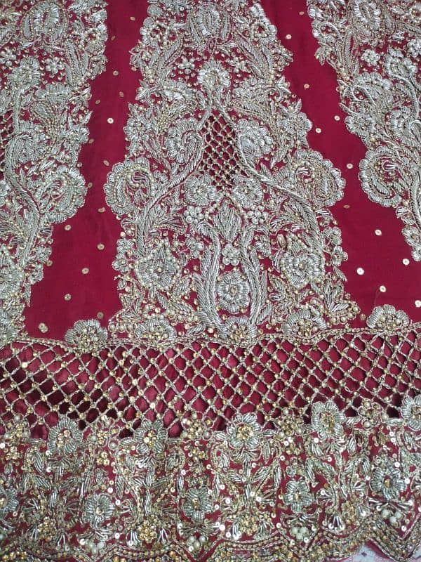 mehroon bridal lehnga 9