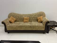 2 (3 seated sofas ) & 1 Dewan