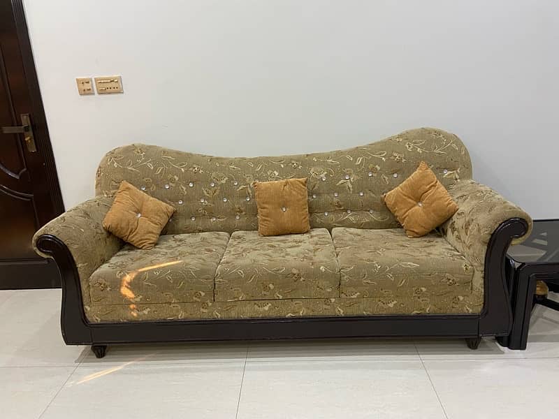 2 (3 seated sofas ) & 1 Dewan 2