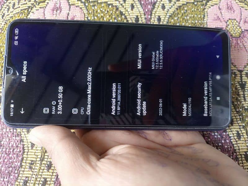 Redmi 9 condition OK fast finger 6