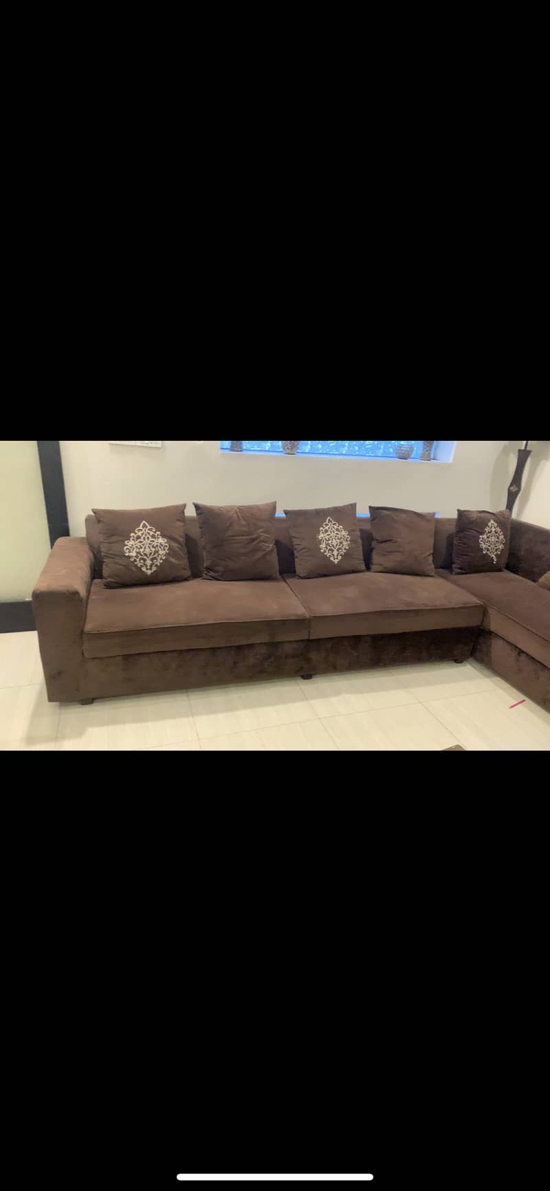 9 seater L shape sofa 1